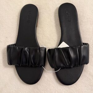 J.Crew Ruched Slides